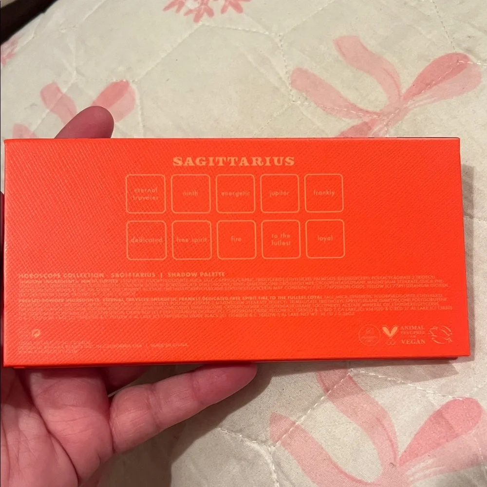 Sagittarius Pink Eyeshadow Palette & Hydra-Hold Setting Spray